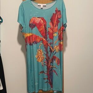 Leoma Lovegrove Colorful Tropical Print Dress